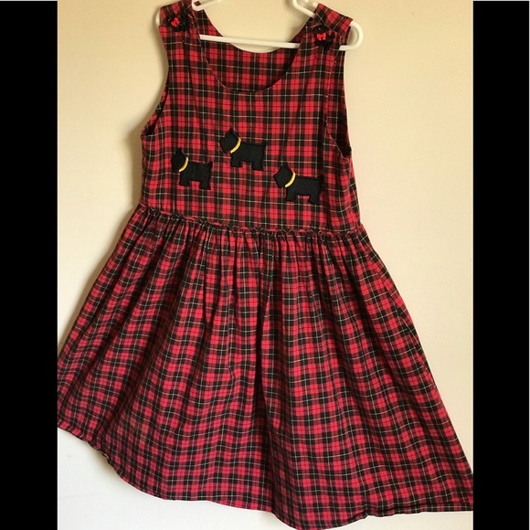 Rare 1970’s Handmade Scottish Terrier Doggie Dress - Picture 1 of 6